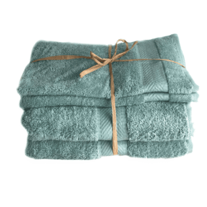 Fleur - Luxe handdoekenset - mineral green