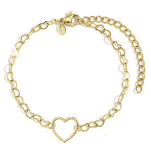 MW Armband Twist Heart