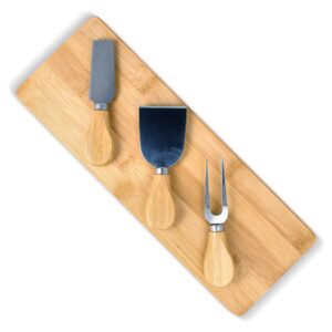 3-delige bamboe kaasmessenset