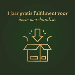 1 jaar gratis fulfilment...
